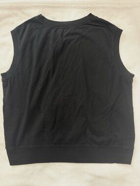 Black Sleeveless Women's top and skirt set